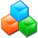 Device blockdevice cubes Icon, Device blockdevice cubes,Crystal Clear,System