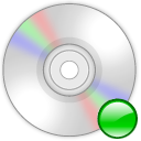 Device cd rom mount Icon, Device cd rom mount,Crystal Clear,System