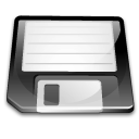 Device floppy Icon, Device floppy,Crystal Clear,System
