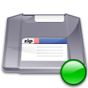 Device zip mount Icon, Device zip mount,Crystal Clear,System