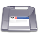 Device zip Icon, Device zip,Crystal Clear,System