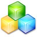 Filesystem blockdevice cubes Icon, Filesystem blockdevice cubes,Crystal Clear,System