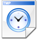 Filesystem file temporary Icon, Filesystem file temporary,Crystal Clear,System