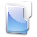Filesystem folder blue Icon, Filesystem folder blue,Crystal Clear,System