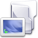 Filesystem folder desktop Icon, Filesystem folder desktop,Crystal Clear,System