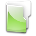 Filesystem folder green Icon, Filesystem folder green,Crystal Clear,System