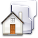 Filesystem folder home 2 Icon, Filesystem folder home 2,Crystal Clear,System