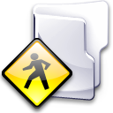 Filesystem folder public Icon, Filesystem folder public,Crystal Clear,System