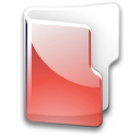 Filesystem folder red Icon, Filesystem folder red,Crystal Clear,System