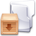 Filesystem folder tar Icon, Filesystem folder tar,Crystal Clear,System