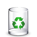 Filesystem trash empty Icon, Filesystem trash empty,Crystal Clear,System