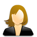 Kdm user female Icon, Kdm user female,Crystal Clear,System