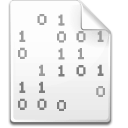 Mimetype binary Icon, Mimetype binary,Crystal Clear,System