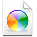 Mimetype color scm Icon, Mimetype color scm,Crystal Clear,System