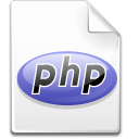 Mimetype php Icon, Mimetype php,Crystal Clear,System