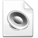 Mimetype sound Icon, Mimetype sound,Crystal Clear,System