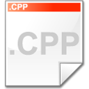 Mimetype source cpp Icon, Mimetype source cpp,Crystal Clear,System