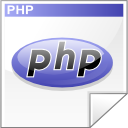 Mimetype source php Icon, Mimetype source php,Crystal Clear,System