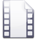 Mimetype video Icon, Mimetype video,Crystal Clear,System