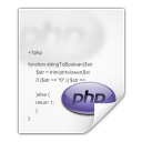 Mimetypes application x php Icon, Mimetypes application x php,Crystal Clear,System
