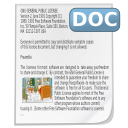 Mimetypes doc Icon, Mimetypes doc,Crystal Clear,System