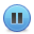 Pause Blue Button Icon, Pause Blue Button,Developpers,System,