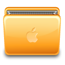 Folder apple Icon, Folder apple,Eicodesign,System