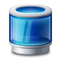 Recycle bin blue Icon, Recycle bin blue,Eicodesign,System