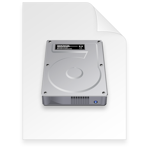 disk image Document dark Icon, disk image Document dark,Files and Folders,System,http://GlossII.deviantart.com/art/Files-and-Folders-71564869