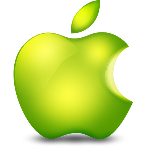 Glossy Apple Icon, Glossy Apple,Fruity Apples,System,http://Benjigarner.deviantart.com/art/Fruity-Apples-80805804