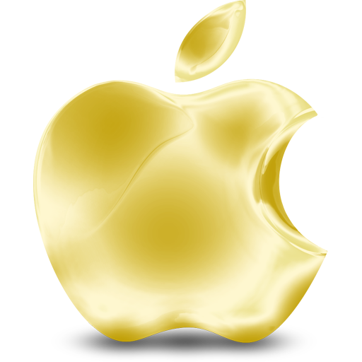 Gold 512 Icon, Gold 512,Fruity Apples,System,http://Benjigarner.deviantart.com/art/Fruity-Apples-80805804