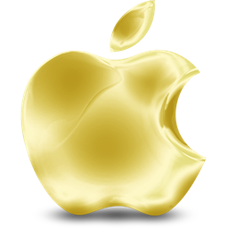 Gold Icon, Gold,Fruity Apples,System,http://Benjigarner.deviantart.com/art/Fruity-Apples-80805804