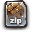 ZIP Icon, ZIP,G.A.N.T,System,http://mattahan.deviantart.com/art/G-A-N-T-3035321