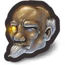 Ancient Wiseman With Contradictingly Futuristic Yellow Glass Eye Icon, Ancient Wiseman With Contradictingly Futuristic Yellow Glass Eye,GANT 2,System,http://mattahan.deviantart.com/art/GANT-2-4896281