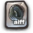 AIFF Icon, AIFF,GANT 3,System,http://mattahan.deviantart.com/art/GANT-3-15364715