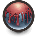 Blood...er...Paint Covered Planet Icon, Blood...er...Paint Covered Planet,GANT 3,System,http://mattahan.deviantart.com/art/GANT-3-15364715