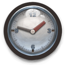 Docklet Clock Icon, Docklet Clock,GANT 3,System,http://mattahan.deviantart.com/art/GANT-3-15364715