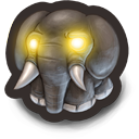 Evil Elephant Icon, Evil Elephant,GANT 3,System,http://mattahan.deviantart.com/art/GANT-3-15364715
