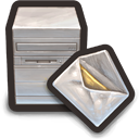 Mail Server Icon, Mail Server,GANT 3,System,http://mattahan.deviantart.com/art/GANT-3-15364715