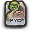 PYC   Compiled Pyhton I Guess Icon, PYC   Compiled Pyhton I Guess,GANT 3,System,http://mattahan.deviantart.com/art/GANT-3-15364715