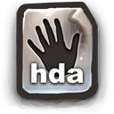 Poser Hand File   .HDA Icon, Poser Hand File   .HDA,GANT 3,System,http://mattahan.deviantart.com/art/GANT-3-15364715