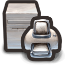 Print Server Icon, Print Server,GANT 3,System,http://mattahan.deviantart.com/art/GANT-3-15364715