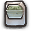 Umarked Bills Icon, Umarked Bills,GANT 3,System,http://mattahan.deviantart.com/art/GANT-3-15364715