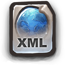 XML Icon, XML,GANT 3,System,http://mattahan.deviantart.com/art/GANT-3-15364715