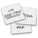 Stickies Icon, Stickies,Grey Days,System,http://Dizaztor.deviantart.com/art/Grey-Days-icon-set-66418621