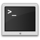 Terminal Icon, Terminal,Grey Days,System,http://Dizaztor.deviantart.com/art/Grey-Days-icon-set-66418621