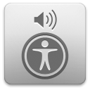 VoiceOver Utility Icon, VoiceOver Utility,Grey Days,System,http://Dizaztor.deviantart.com/art/Grey-Days-icon-set-66418621