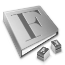 fontbook appicon Icon, fontbook appicon,Grey Days,System,http://Dizaztor.deviantart.com/art/Grey-Days-icon-set-66418621