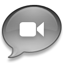 iChat Icon, iChat,Grey Days,System,http://Dizaztor.deviantart.com/art/Grey-Days-icon-set-66418621