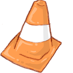 Hp VLC Icon, Hp VLC,Harmonia Pastelis,System